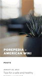 Mobile Screenshot of porepedia.com